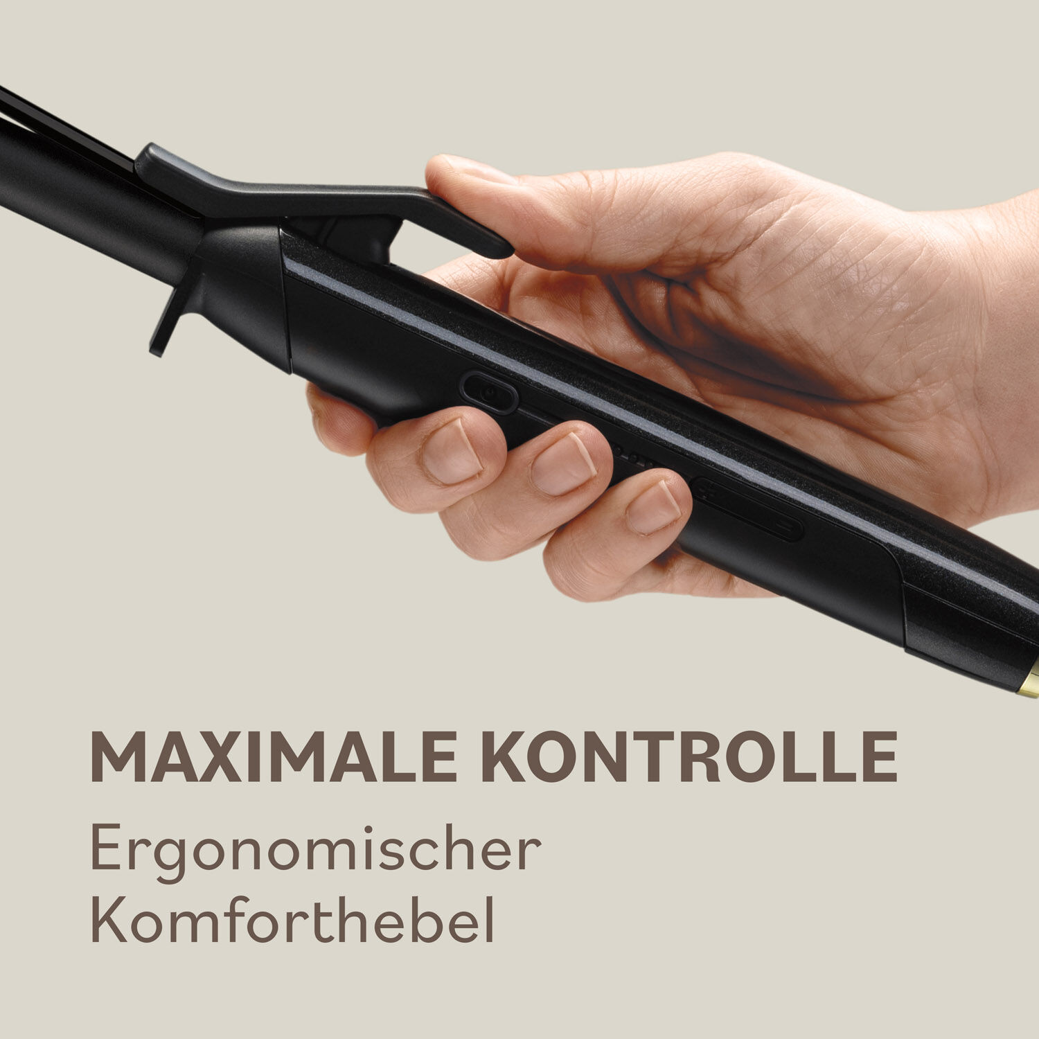 Lockenstab mit Klammer - &Oslash; 16mm